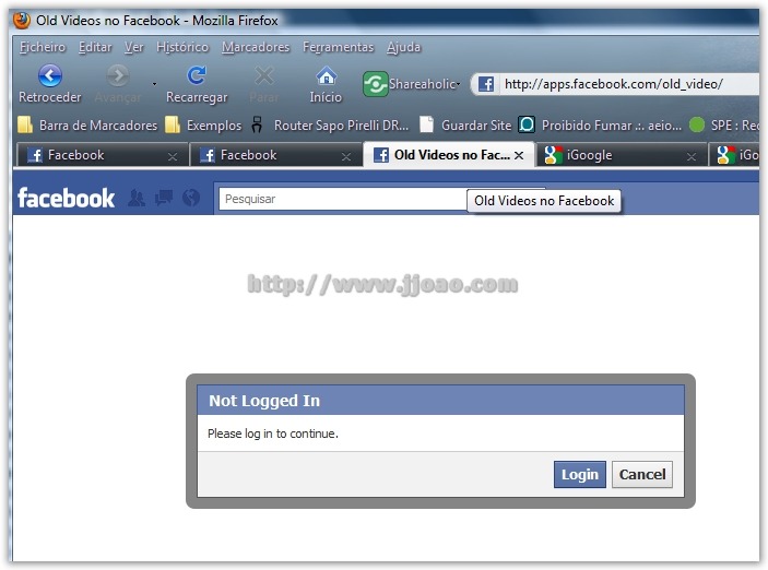 Facebook - Login Falso - 1
